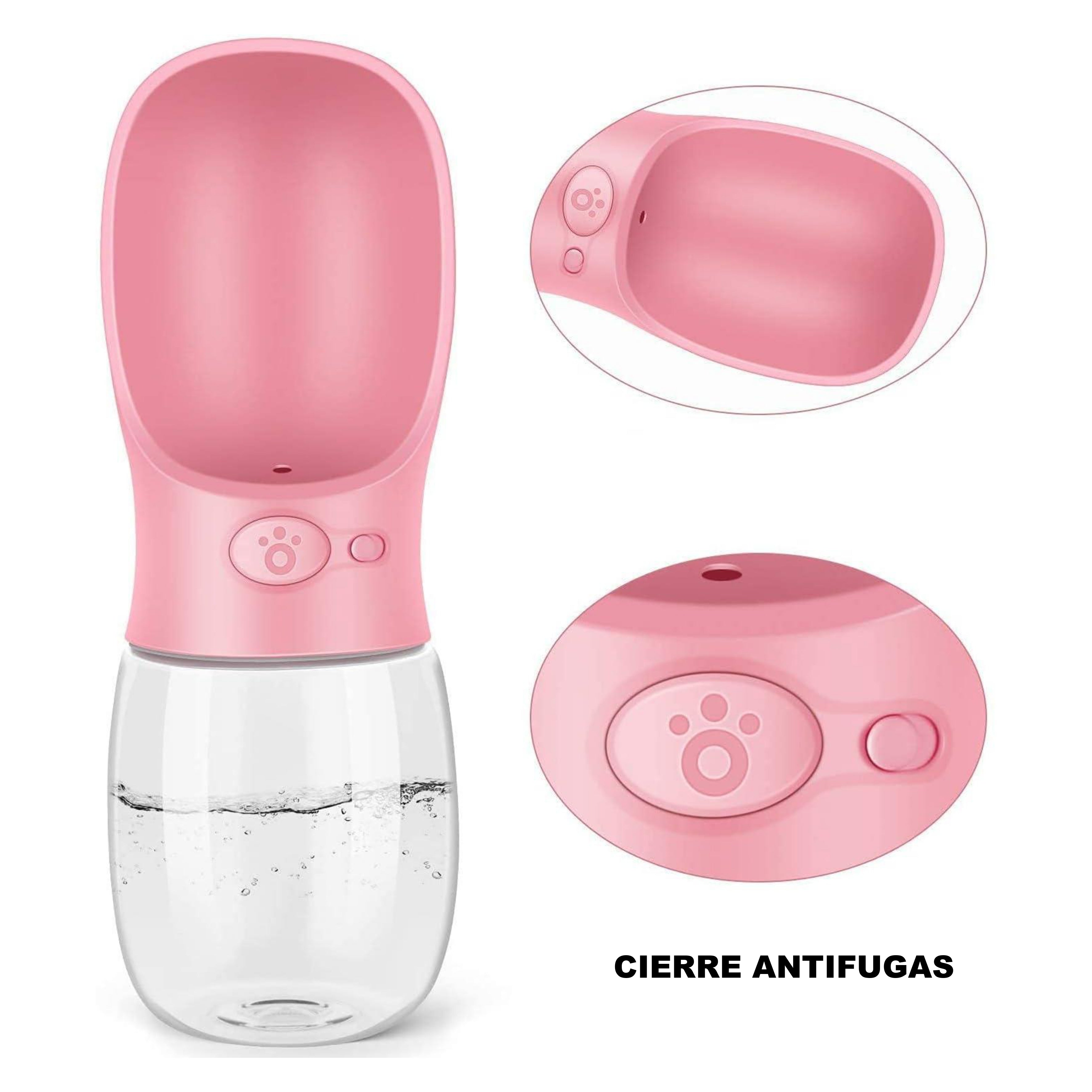 Dispensador de agua mascota portátil